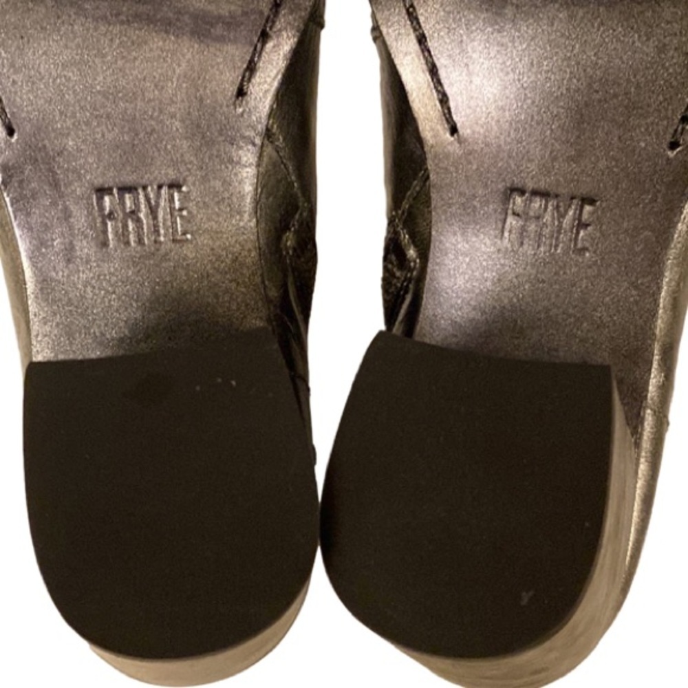 Frye Nora Ankle Boots Black Multi Metallic Silver Size 6.5 NWOB - Picture 16 of 16